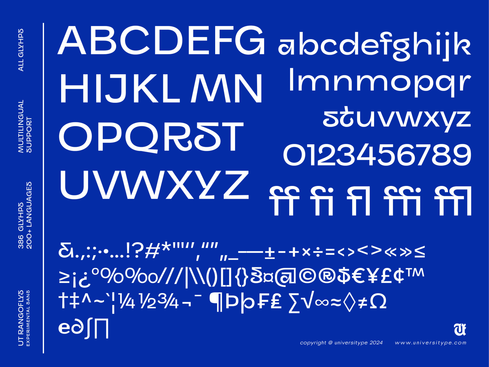 UT Rangoflys - An Experimental Sans Serif Font UT Rangoflys - An Experimental Sans Serif Font