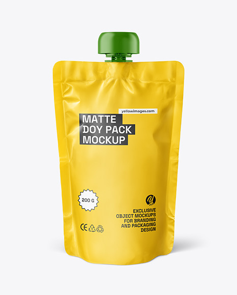Matte Doy Pack Mockup