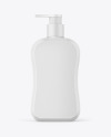 Matte Bottle W/ Pump Mockup