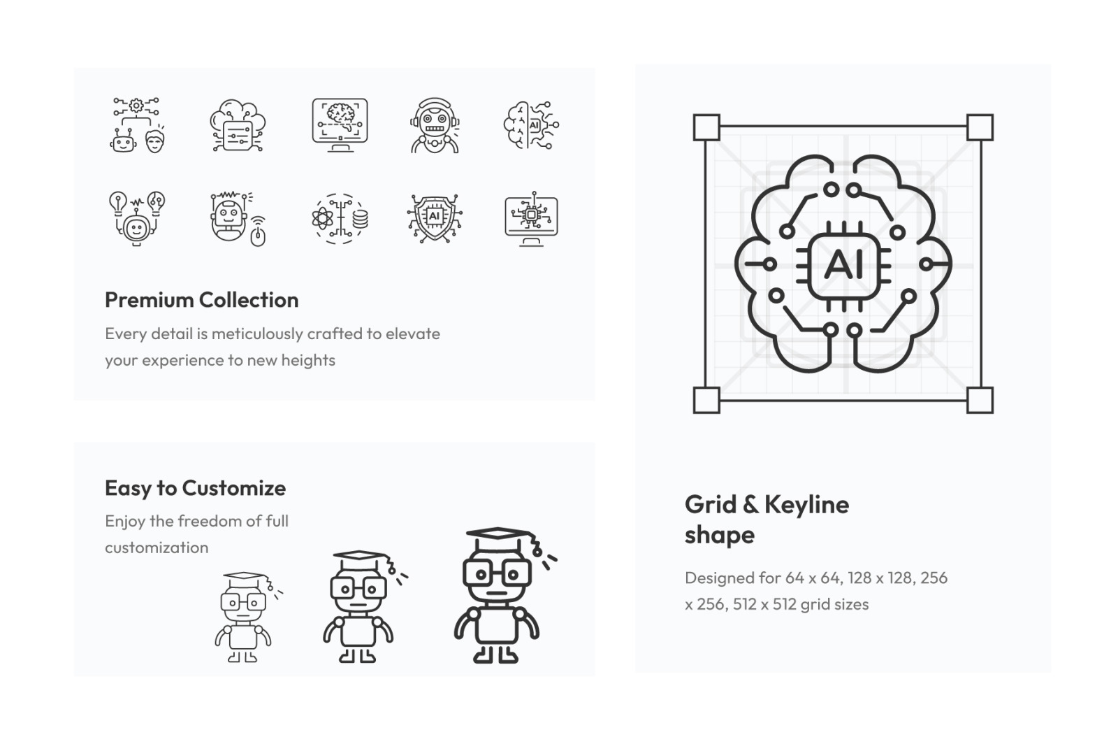 Artificial Intelligence Icon Set Artificial Intelligence Icon Set