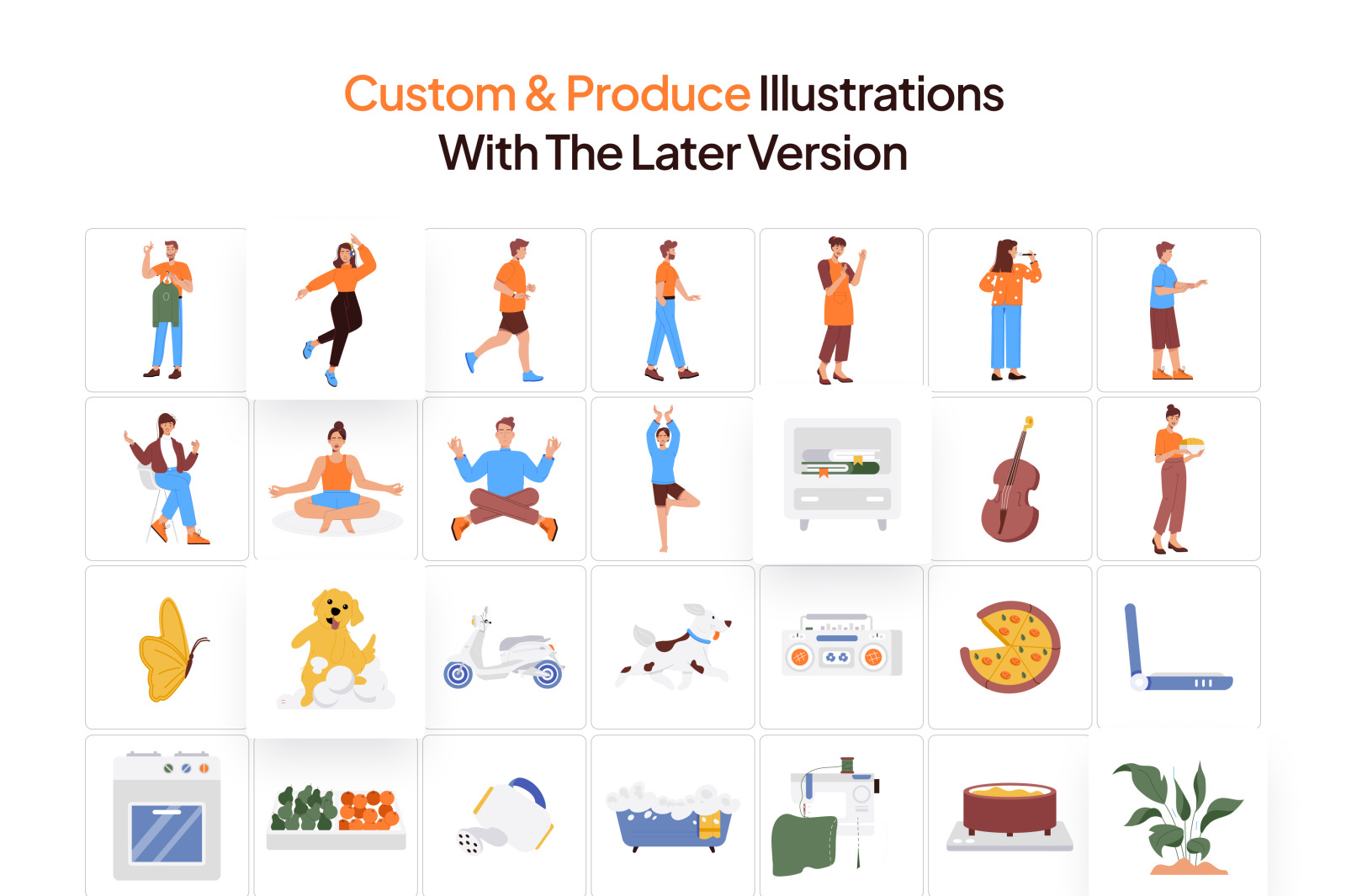 People Life Illustration Set People Life Illustration Set