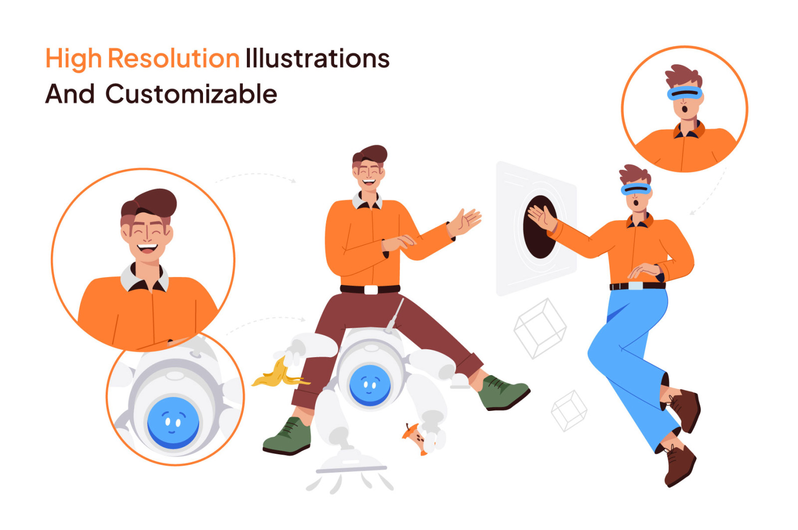 Technology Illustration Set Technology Illustration Set
