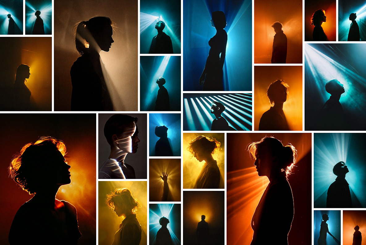 Backlight silhouettes - 75 images Backlight silhouettes - 75 images
