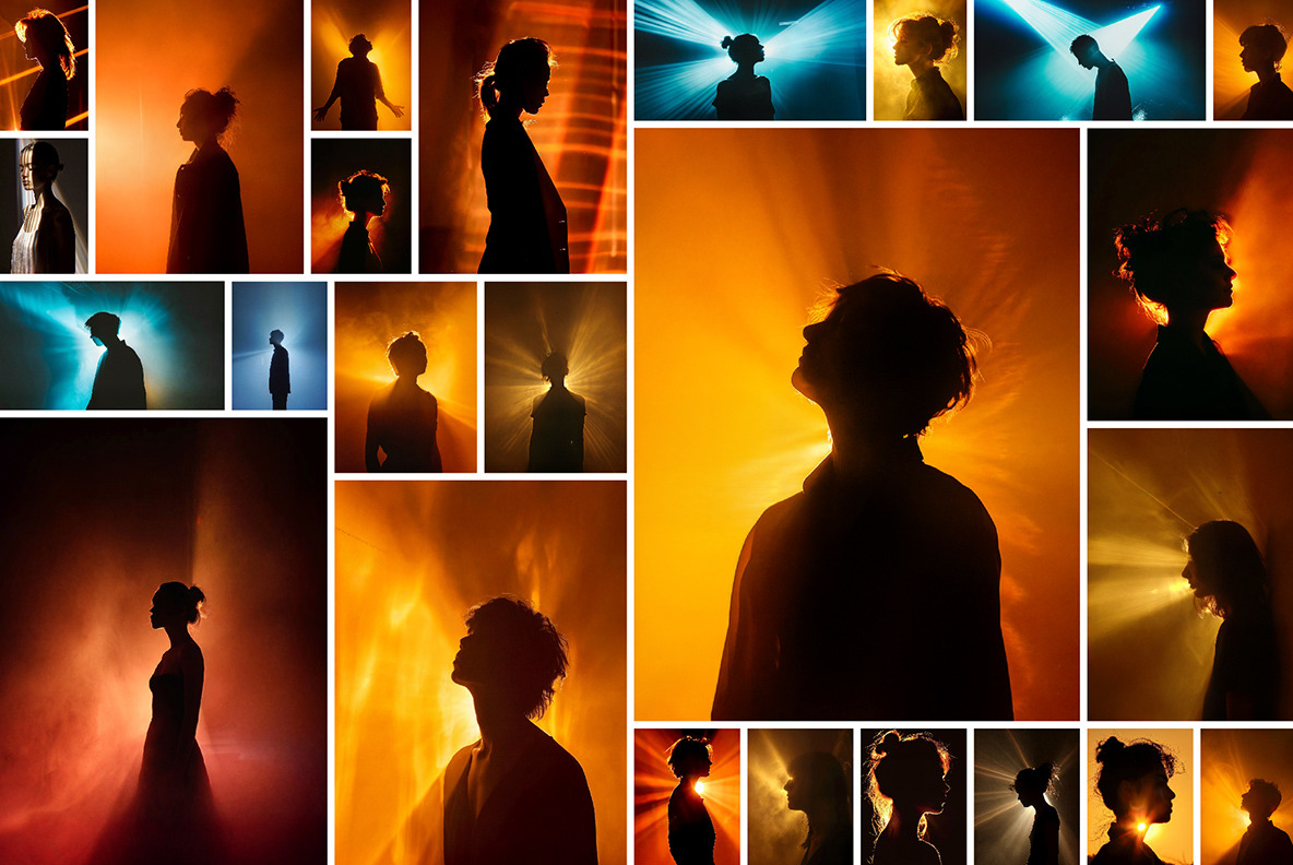 Backlight silhouettes - 75 images Backlight silhouettes - 75 images