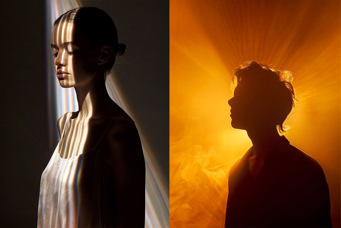 Backlight silhouettes - 75 images Backlight silhouettes - 75 images