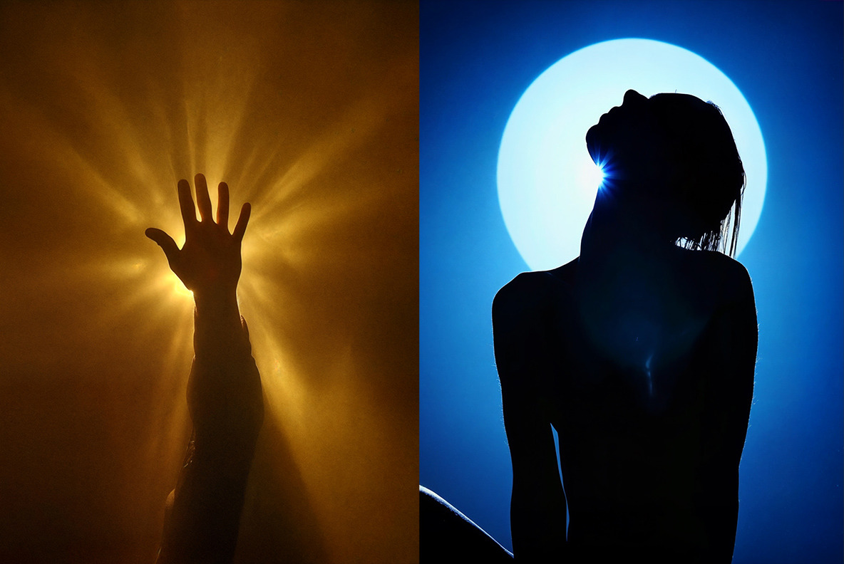 Backlight silhouettes - 75 images Backlight silhouettes - 75 images
