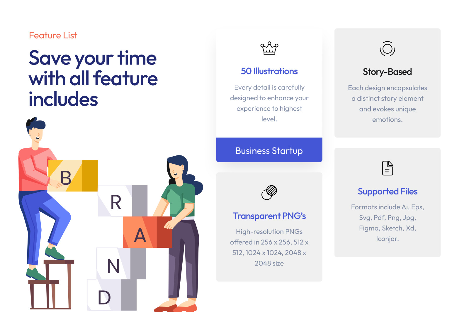 Business Startup Illustration Set Business Startup Illustration Set