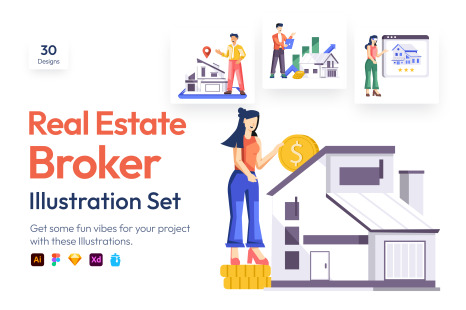 Real Estate and Broker Illustrations - Property icon