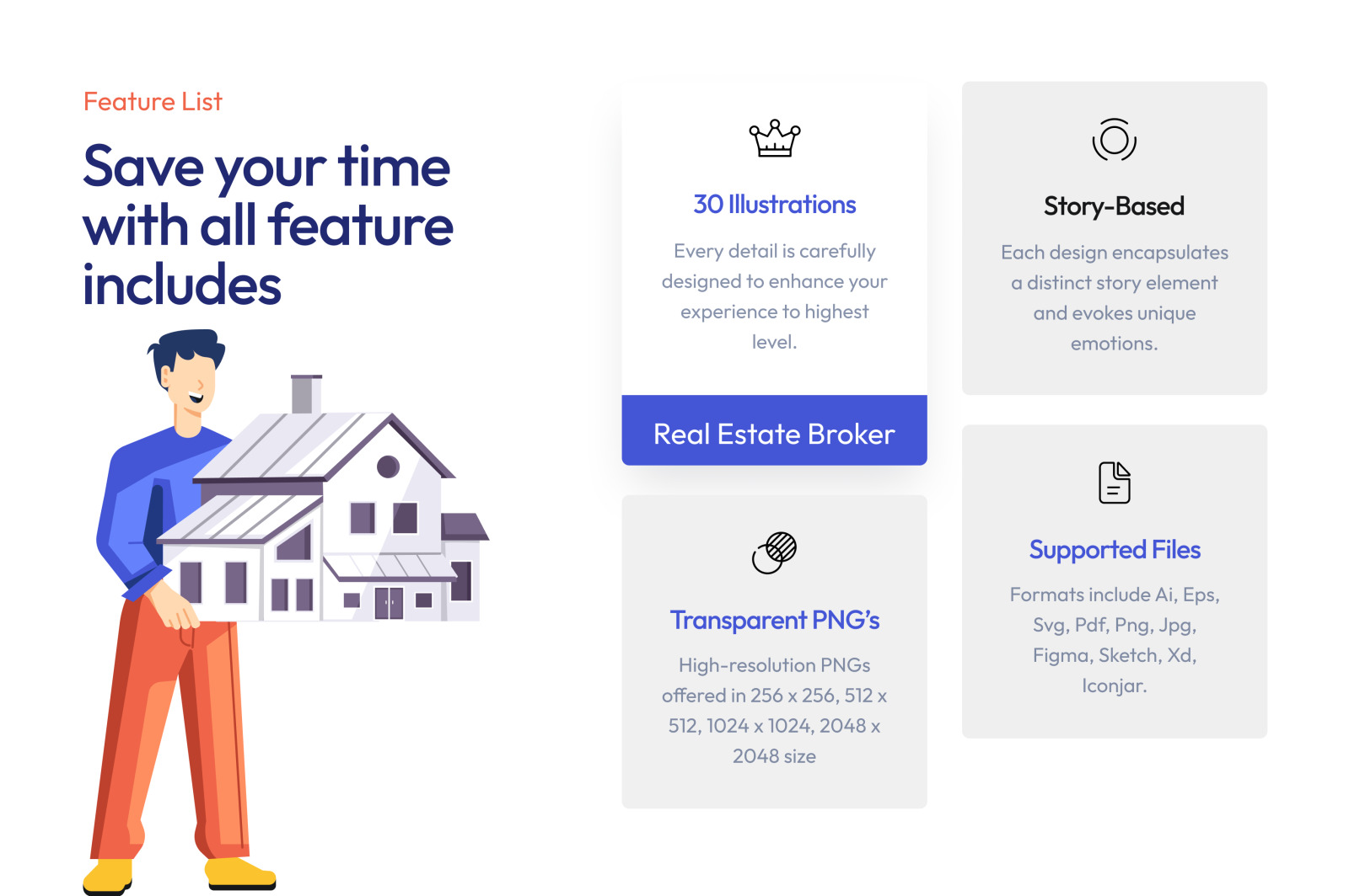 Real Estate Flat Illustrations Real Estate Flat Illustrations