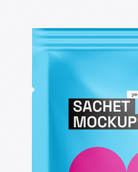 Matte Sachet Mockup