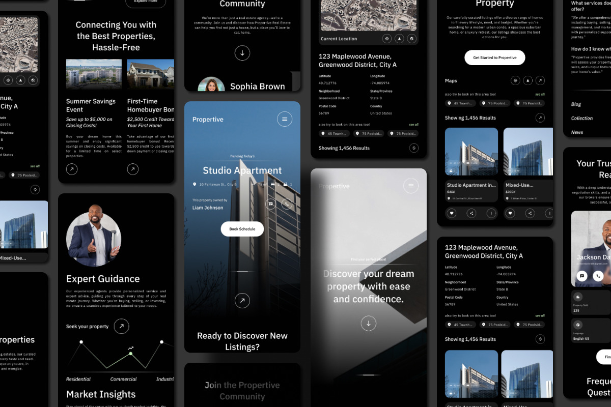 Propertive - Real Estate Landing Page Propertive - Real Estate Landing Page