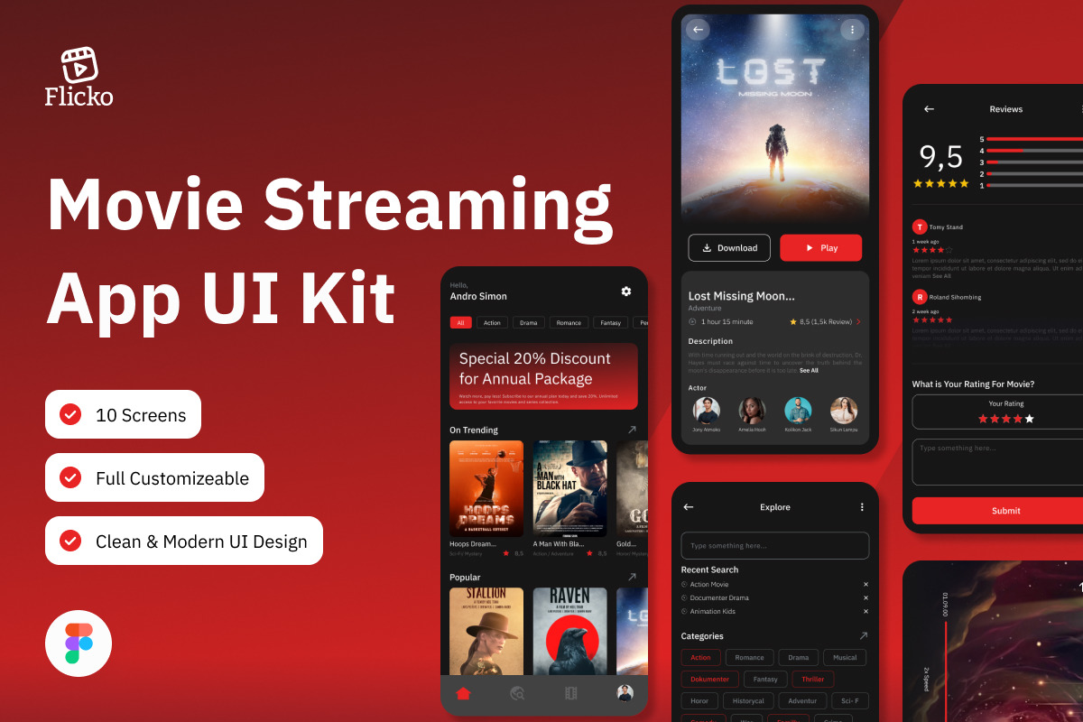 Flicko - Movie Streaming Mobile App Flicko - Movie Streaming Mobile App