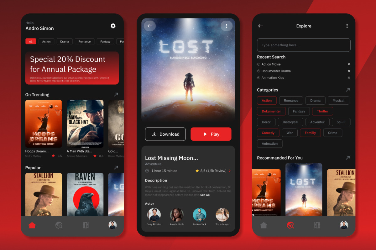 Flicko - Movie Streaming Mobile App Flicko - Movie Streaming Mobile App