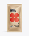 Kraft Sachet Mockup