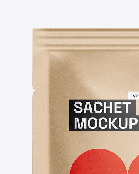 Kraft Sachet Mockup