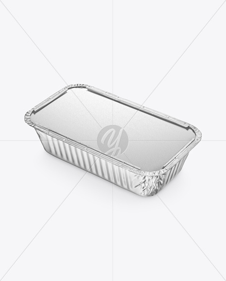 Aluminium Foil Tray Container Mockup