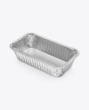 Aluminium Foil Container with Kraft Paper Lid Mockup