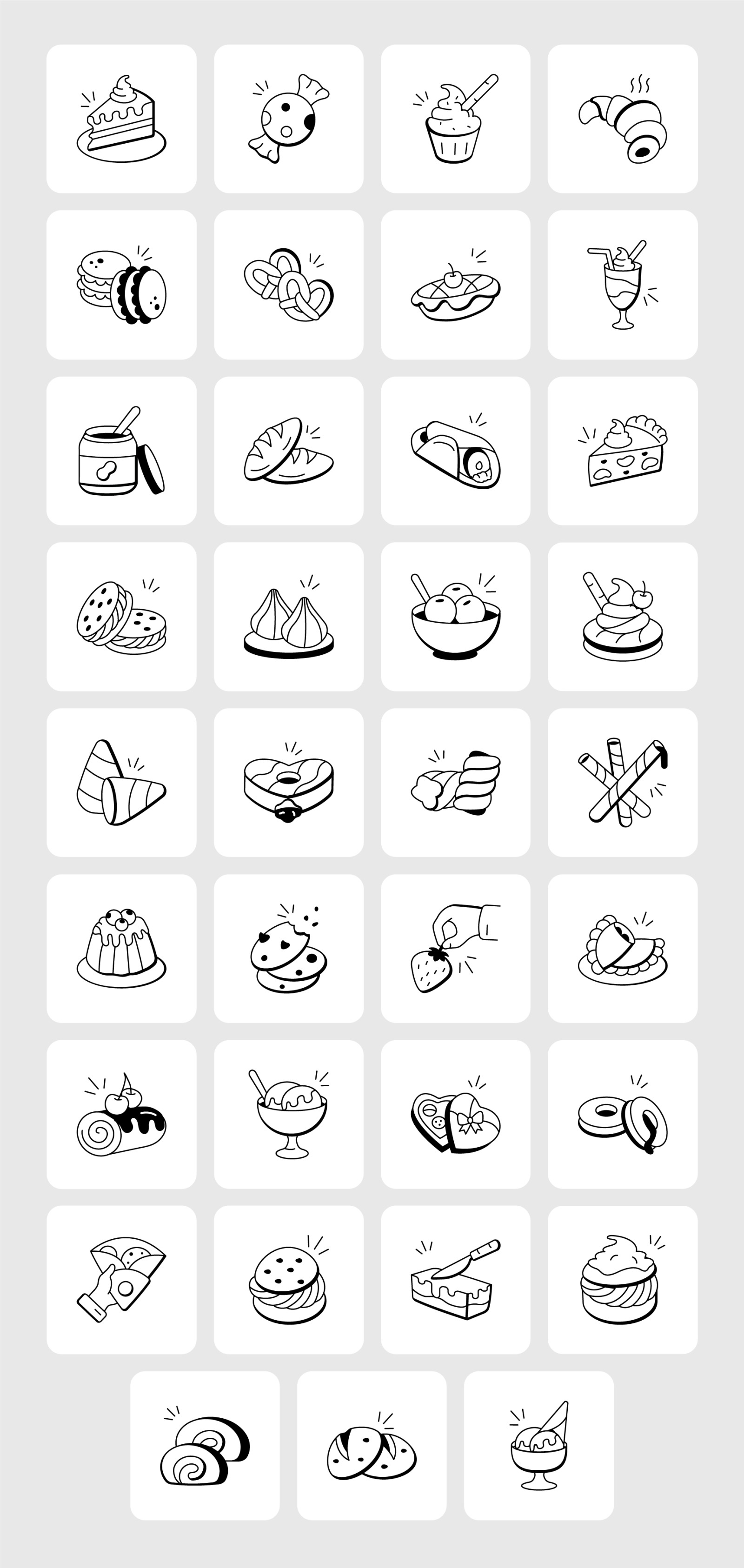 75 Dessert Doodles 75 Dessert Doodles