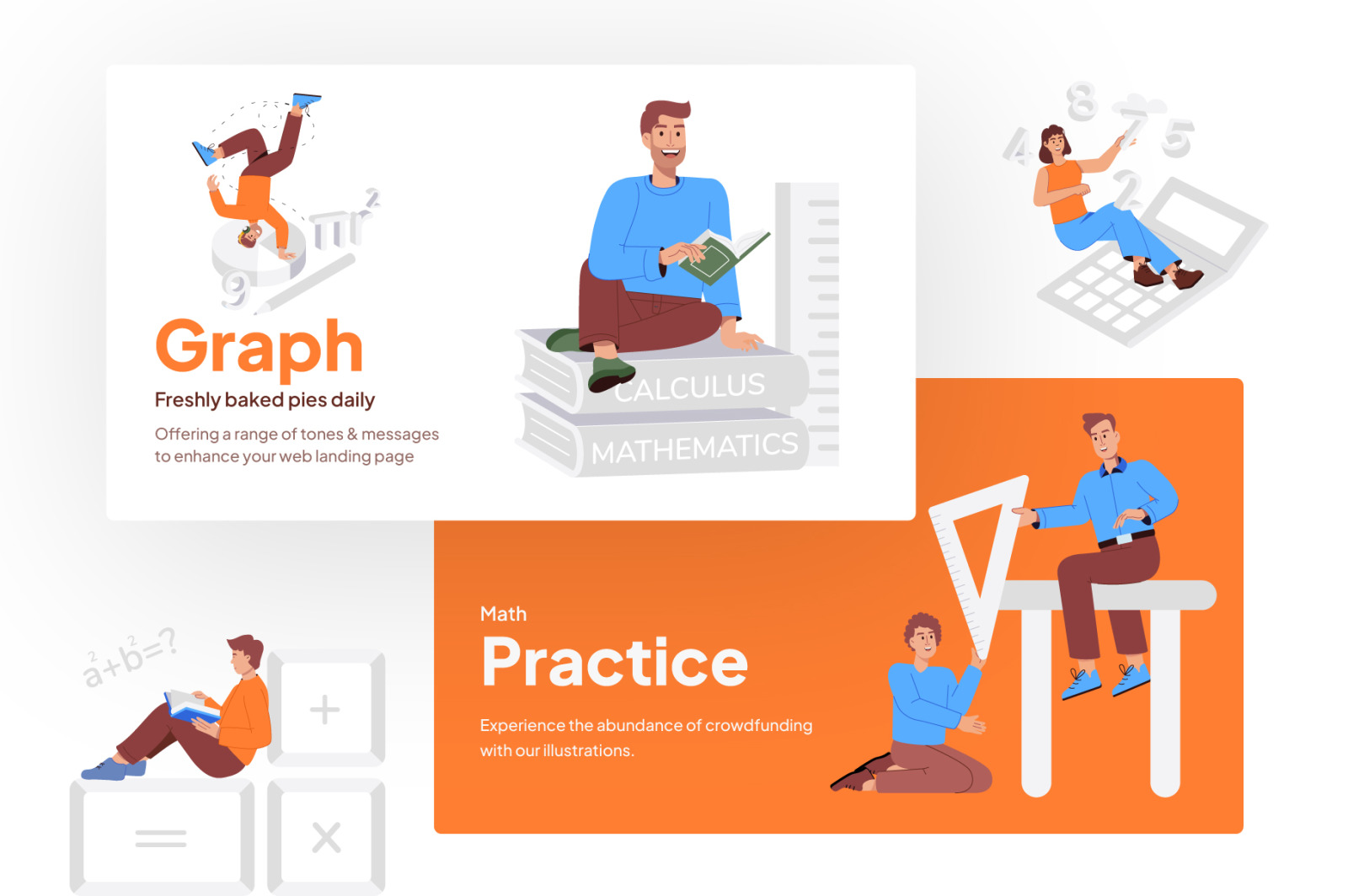 Math Vector Illustration Set Math Vector Illustration Set