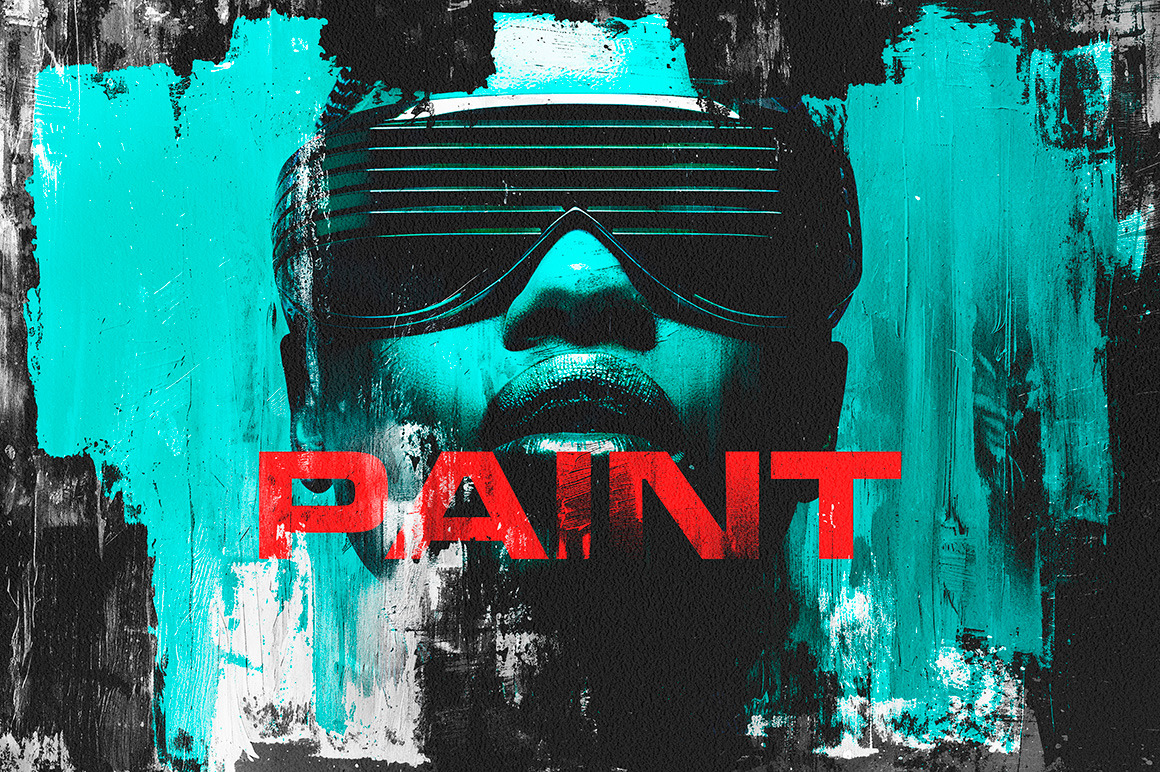Painting Strokes Photo Effect Painting Strokes Photo Effect