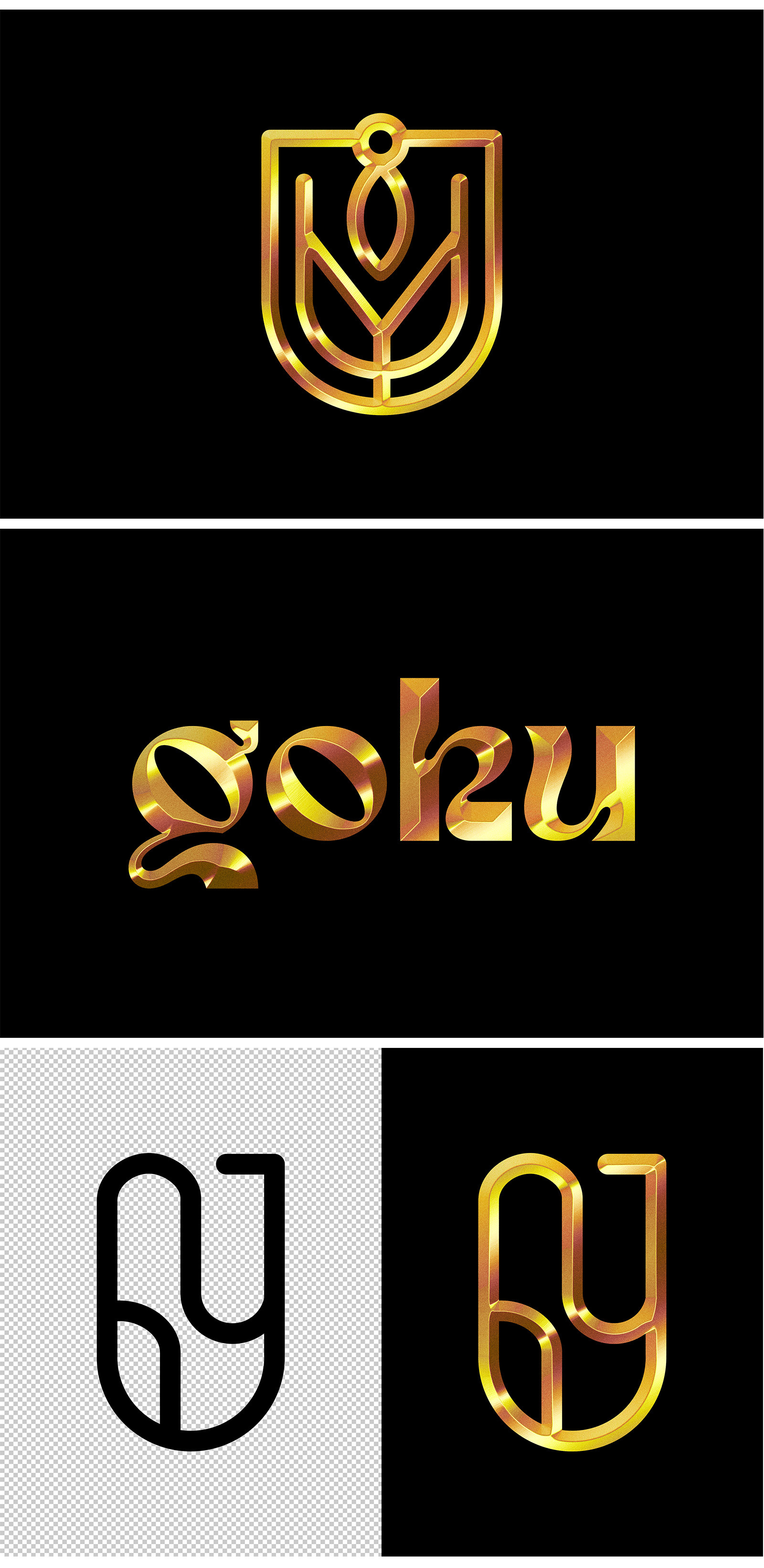 Glossy Gold Text & Logo Effect Glossy Gold Text & Logo Effect