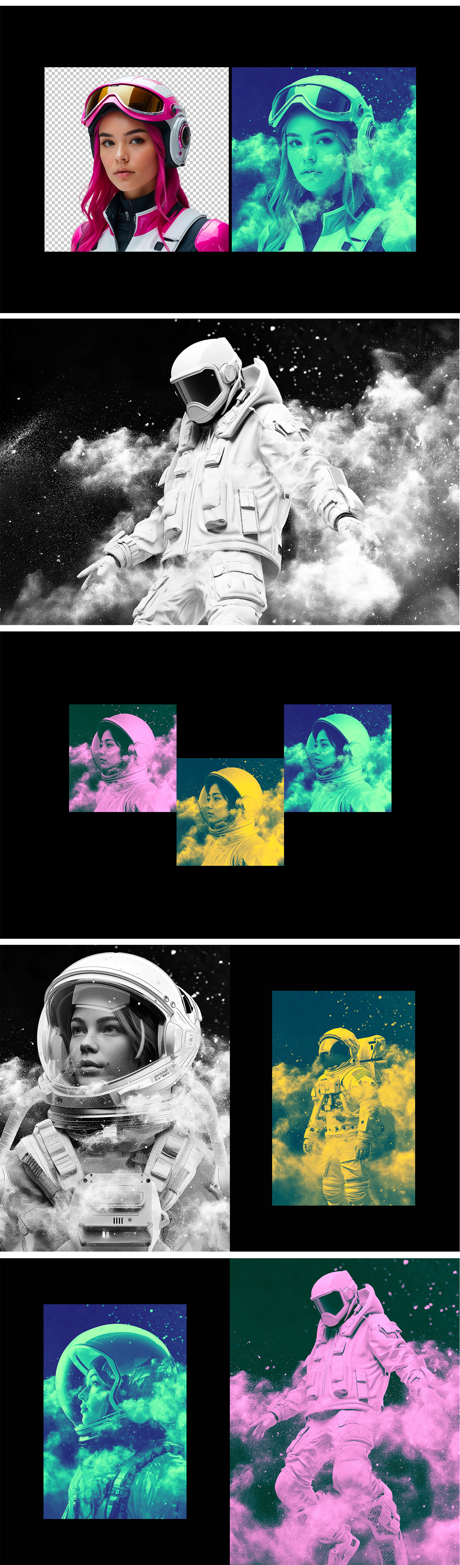 Space Dust Photo Effect Space Dust Photo Effect
