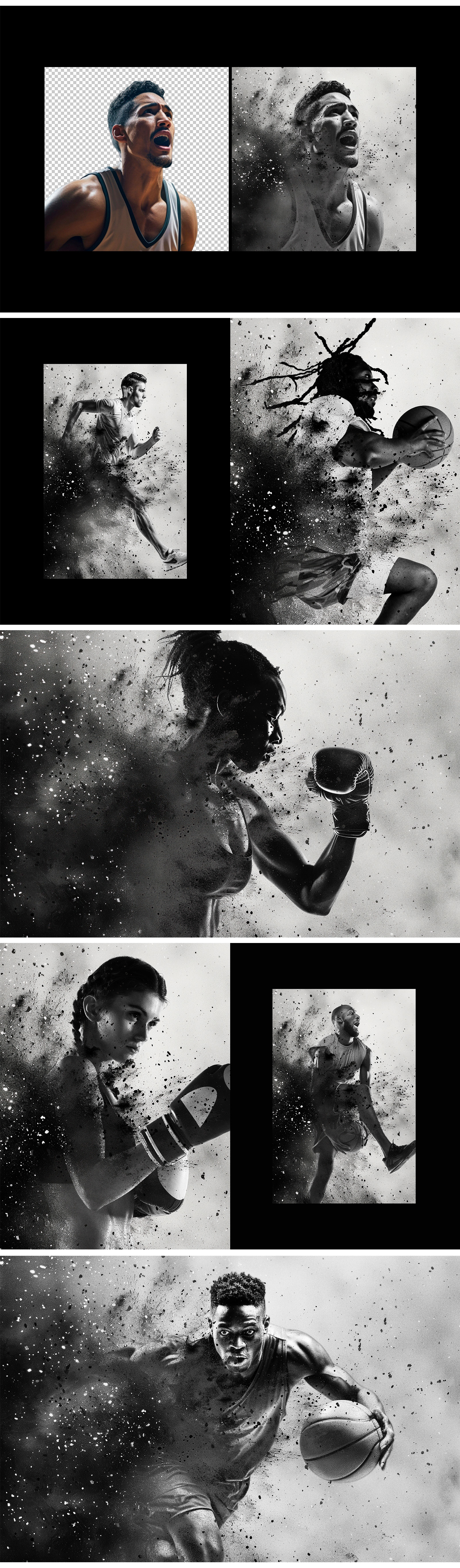Dust Powder Photo Effect Dust Powder Photo Effect