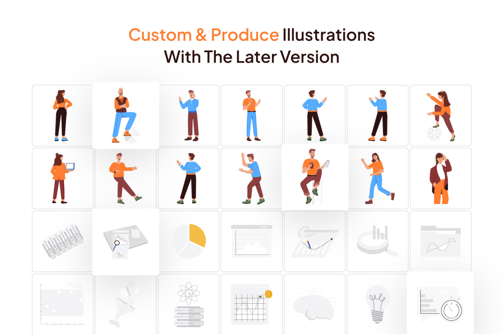 Data Vector Illustration Set Data Vector Illustration Set