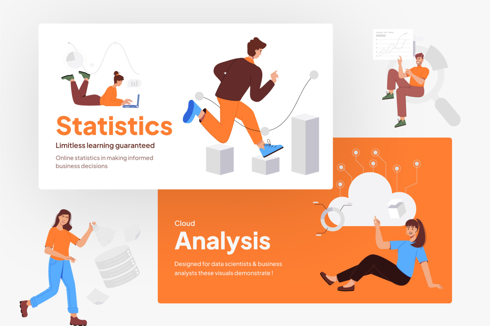 Data Vector Illustration Set Data Vector Illustration Set