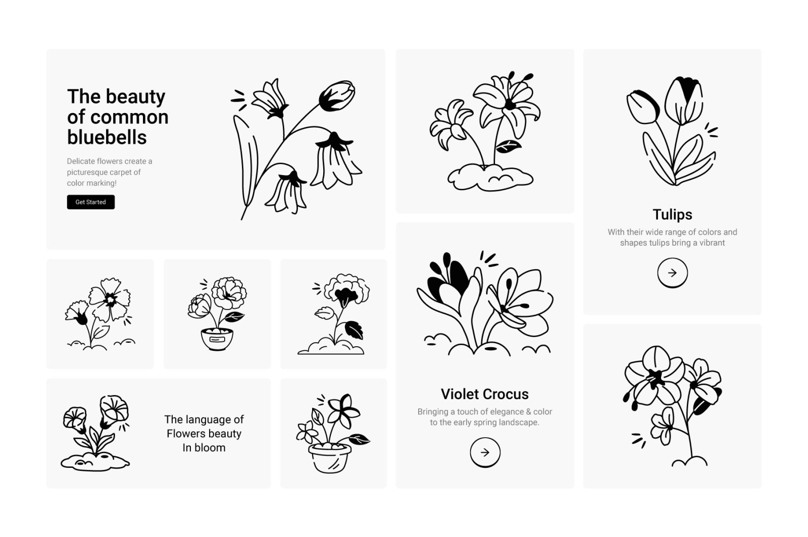 75 Flower Doodles 75 Flower Doodles