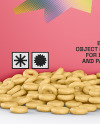 Box With Cereal Mockup