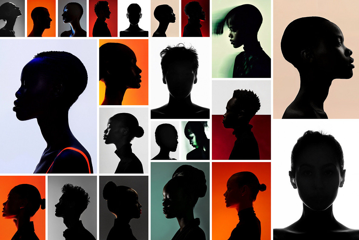 Silhouette Portraits 122 Images On Yellow Images Creative Store 139639 Silhouette Portraits 122 Images On Yellow Images Creative Store 139639