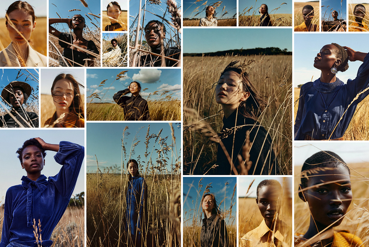 Models in field - 100 images Models in field - 100 images