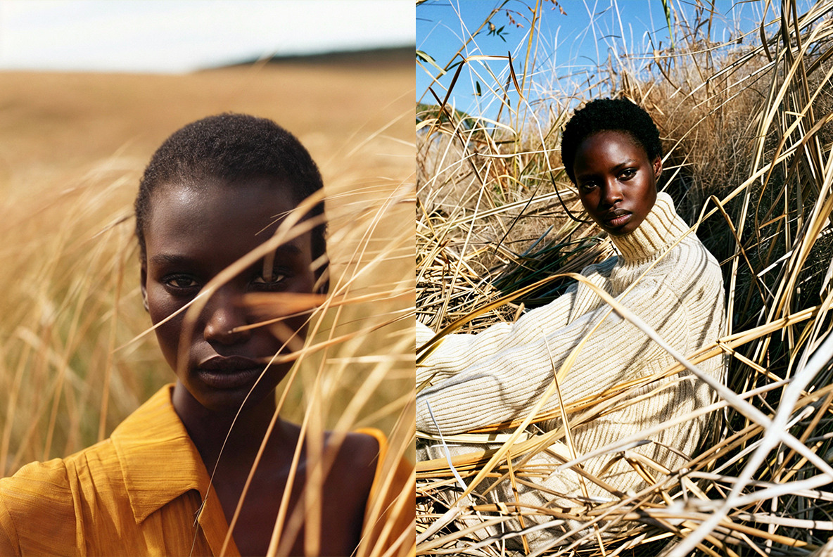 Models in field - 100 images Models in field - 100 images