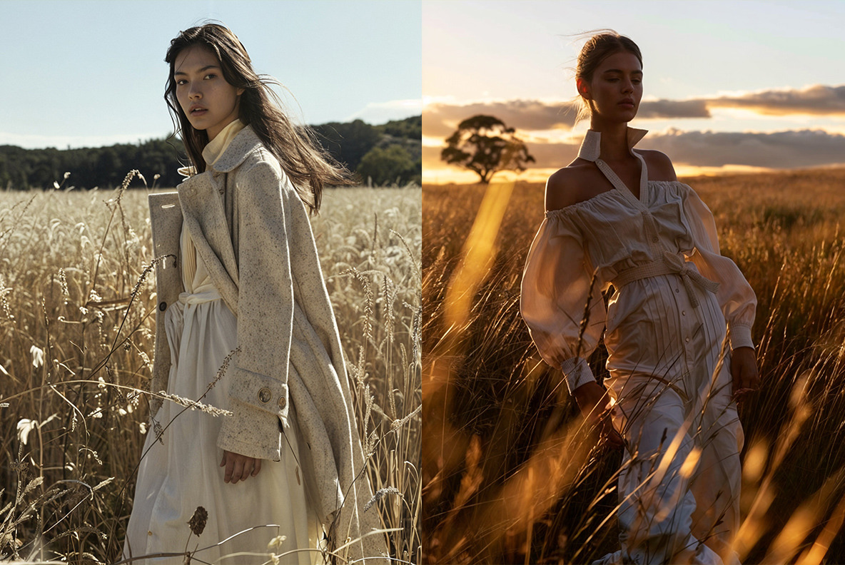 Models in field - 100 images Models in field - 100 images