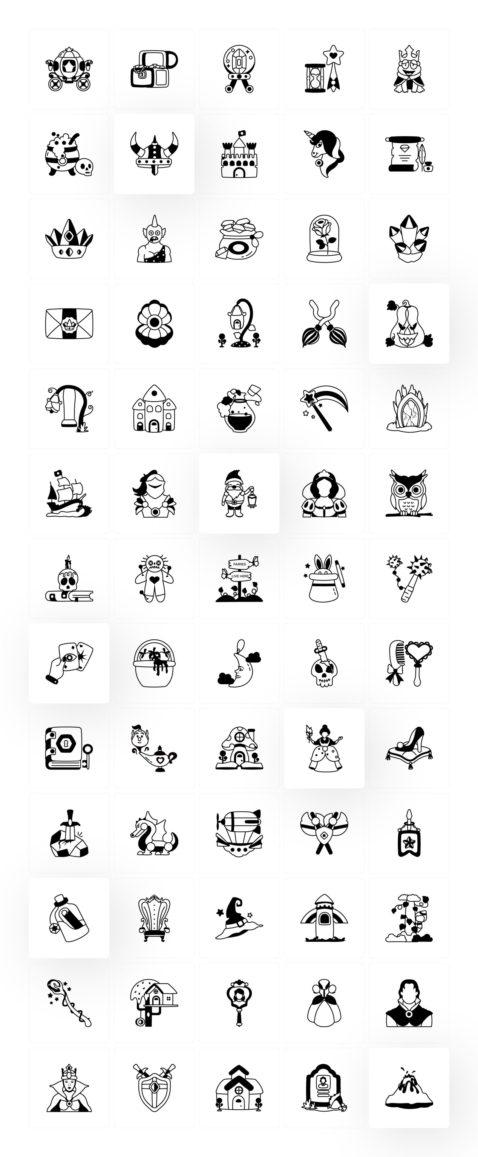 Animated Fairytale Icons