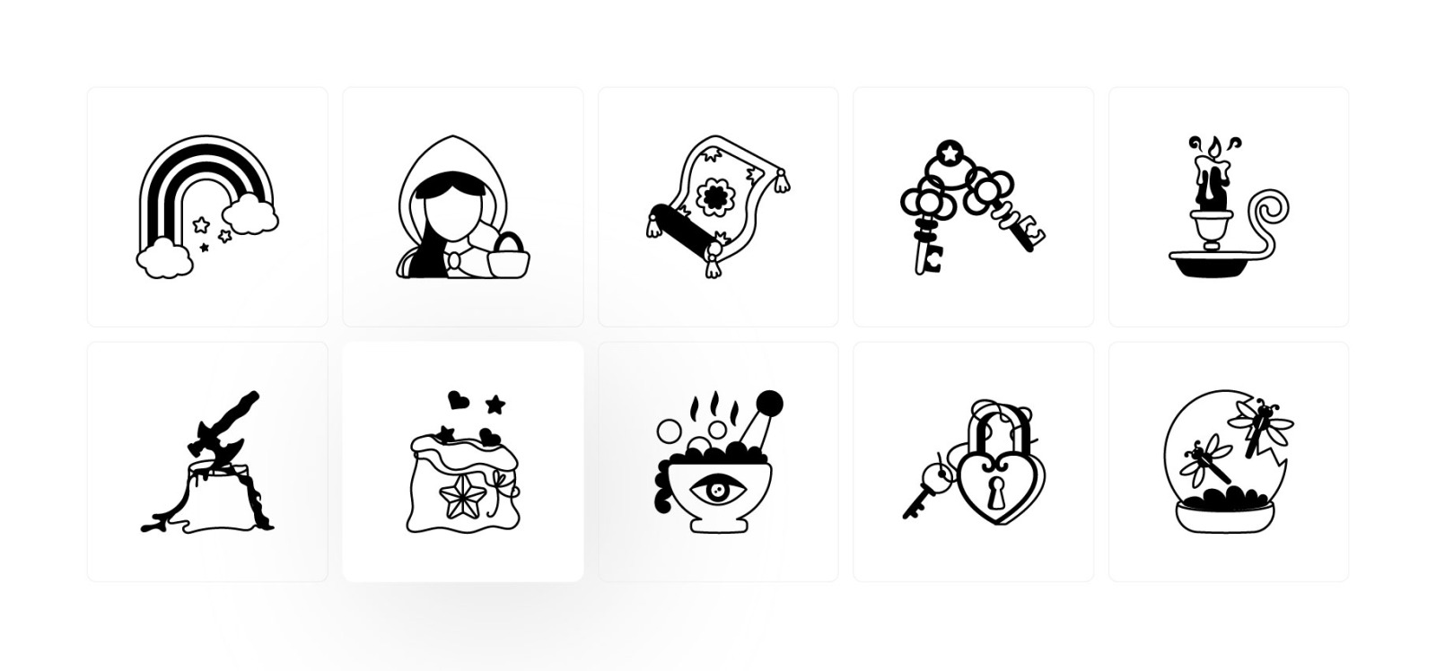 Animated Fairytale Icons