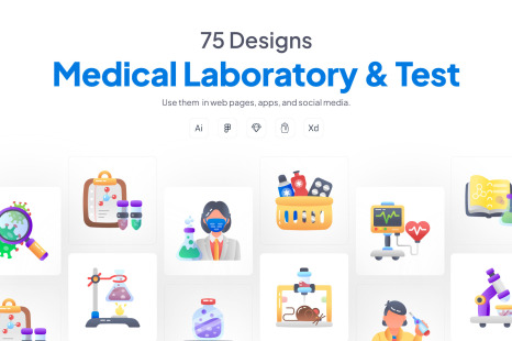 Medical Laboratory and Tests Icons - Design