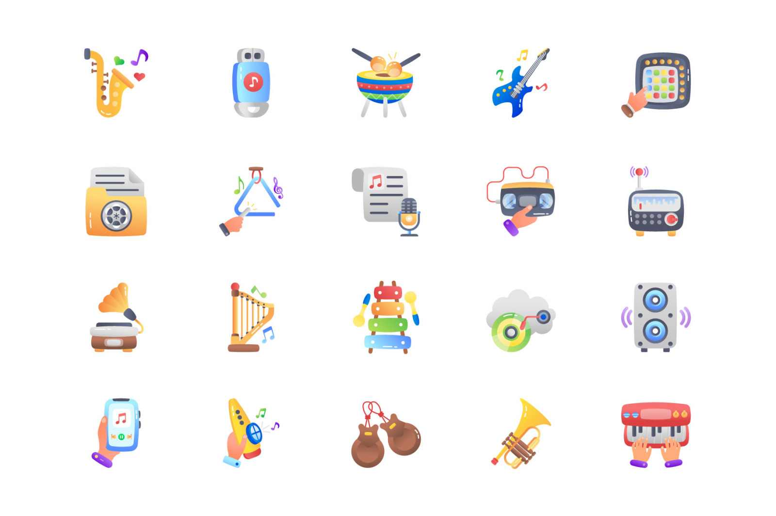 Animated Music Icons