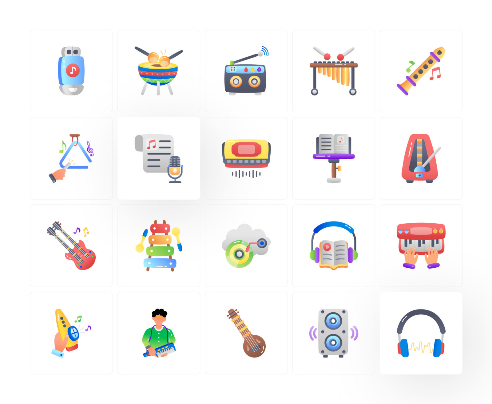 Animated Music Icons