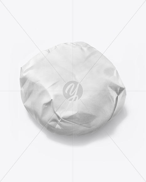 Wrapped Burger Mockup