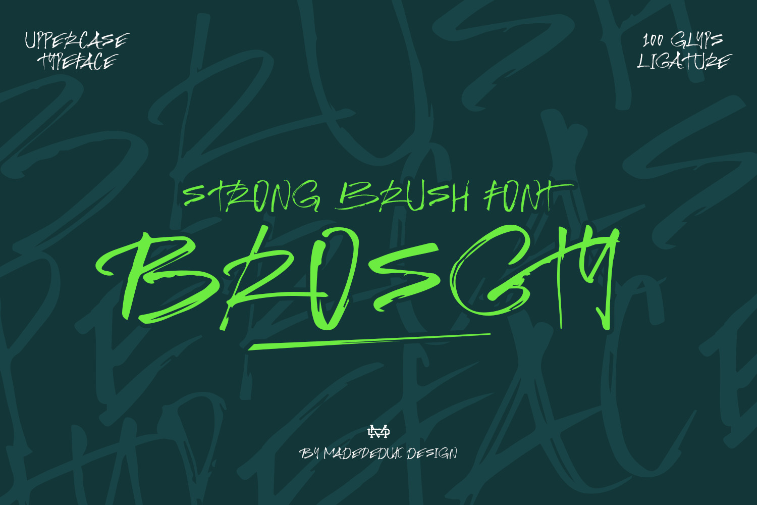 Brosgty Brush Font Brosgty Brush Font