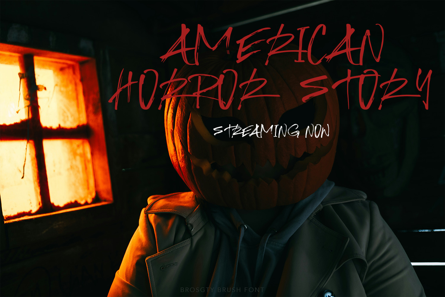 Brosgty Brush Font Brosgty Brush Font