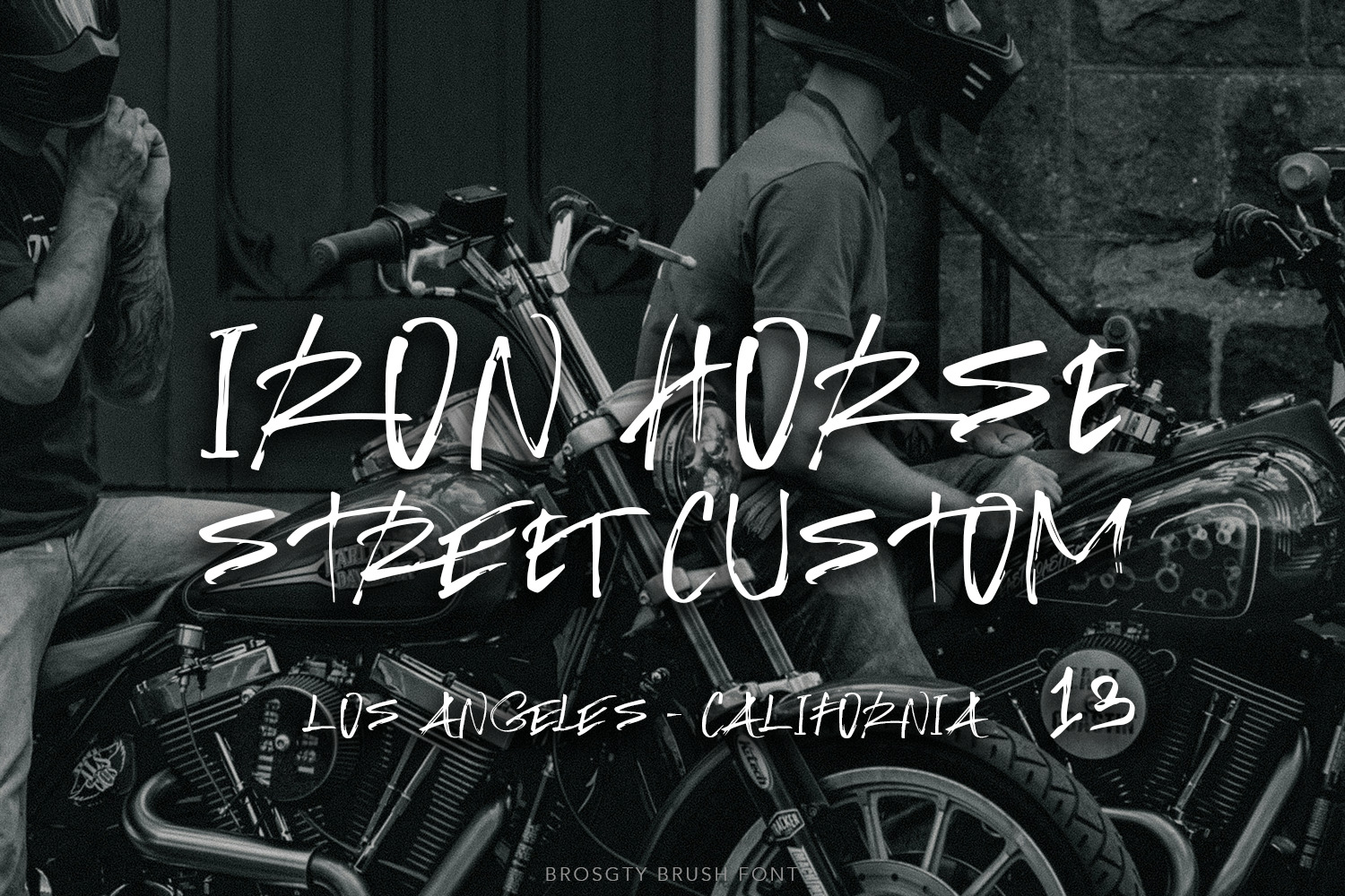 Brosgty Brush Font Brosgty Brush Font