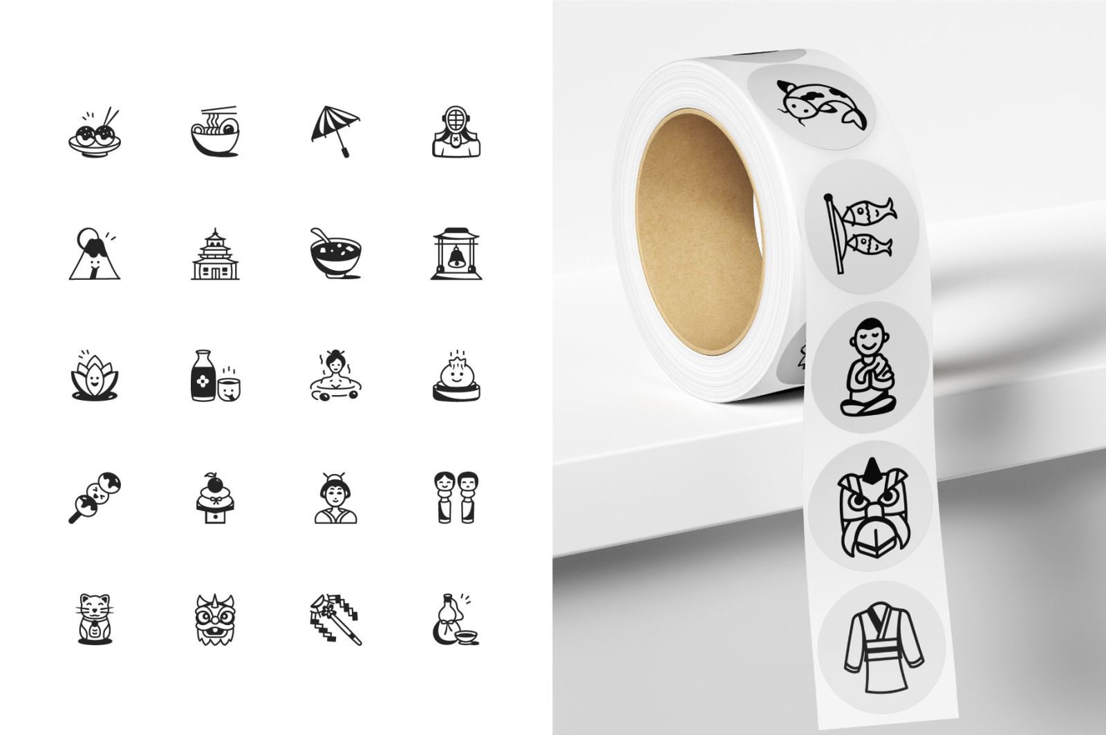100 Japanese Doodles