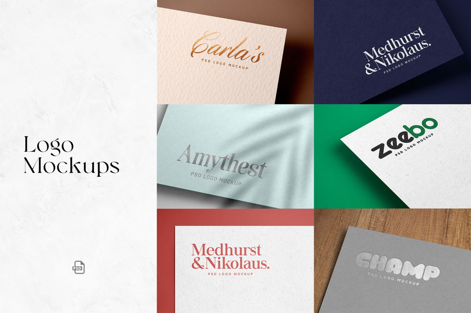 Logo Mockups Vol.5 Logo Mockups Vol.5