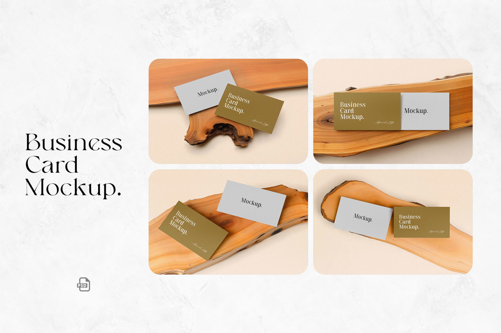 Elegant Business Card Mockups Elegant Business Card Mockups