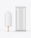 Matte Flow Pack W/ Ice Cream Mockup