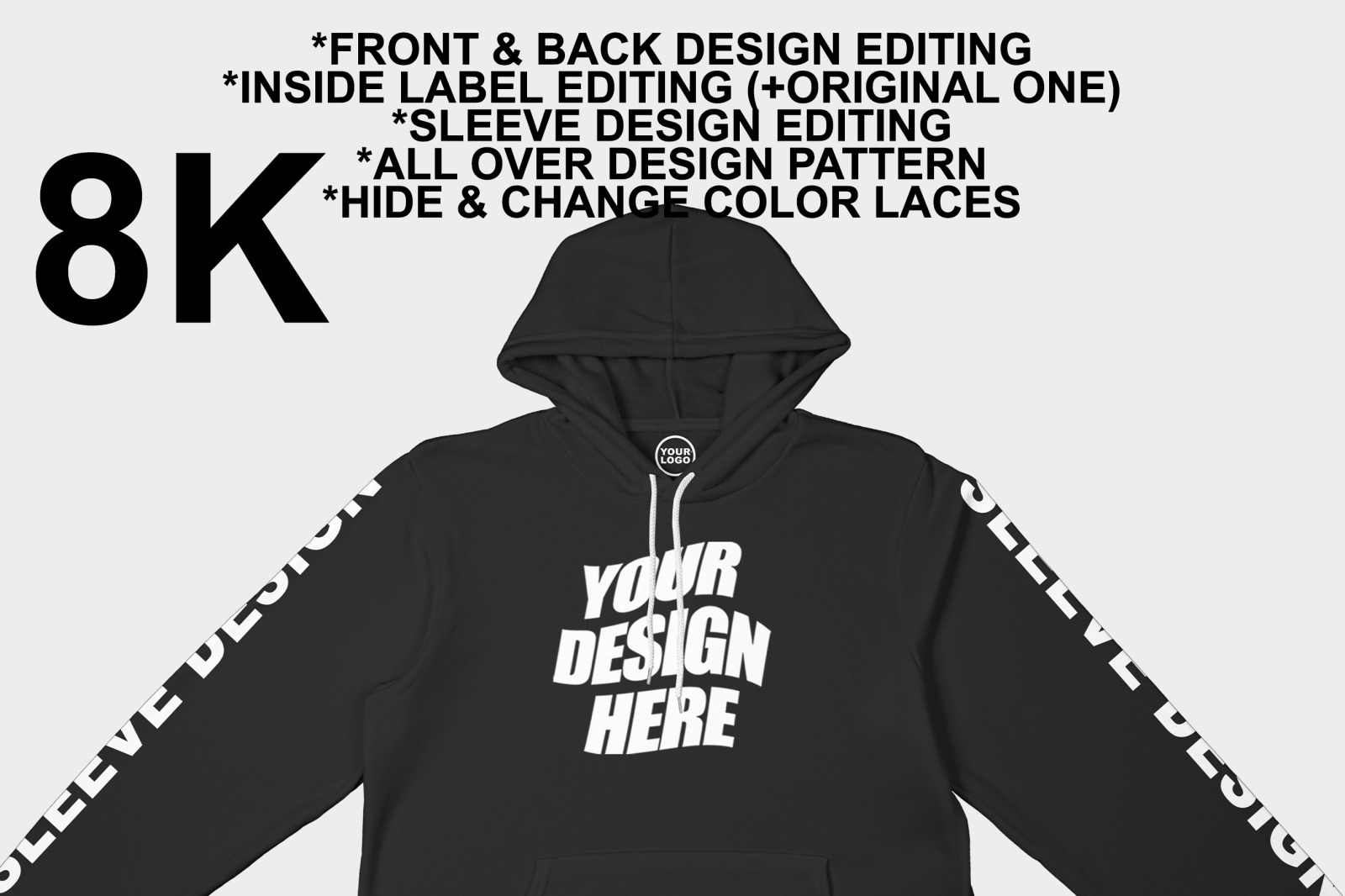 Bella Canvas 3719 Hoodie Mockup Bella Canvas 3719 Hoodie Mockup