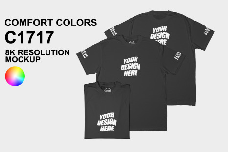 Comfort Colors C1717 Tshirt Mockup - Merchandise